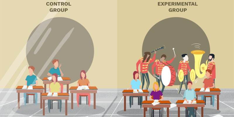 control and experimental groups